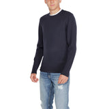 Calvin Klein Blue Recycled Wool Sweatshirt