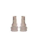 Alexander McQueen Beige Leather Chelsea Boots