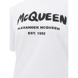 Alexander McQueen White Cotton T-Shirt