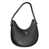 Tommy Hilfiger Black Polyurethane Women Handbag