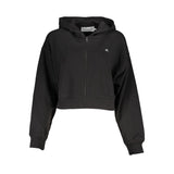 Calvin Klein Black Cotton Women's Sweatshirt