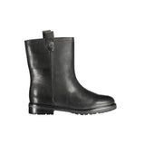Ralph Lauren Black Leather Women Ankle Boot