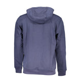 Tommy Hilfiger Blue Cotton Men's Sweatshirt with Hood