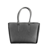 Calvin Klein Black Polyurethane Women Shoulder Bag