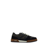 Fendi Multicolor Fabric Low Top Sneakers