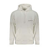 Calvin Klein White Cotton Men's Hooded Sweatshirt