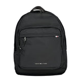 Tommy Hilfiger Black Polyester Men Backpack