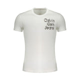 Calvin Klein White Cotton Men T-Shirt
