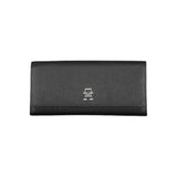 Tommy Hilfiger Black Polyurethane Women Wallet