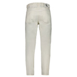 Calvin Klein White Cotton Men Jeans