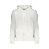 Calvin Klein White Cotton Men's Sweatshirt