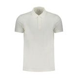 Calvin Klein White Cotton Mens Polo Shirt