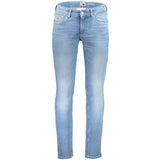 Tommy Hilfiger Azzurro Cotton Slim Men Jeans
