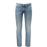 Calvin Klein Blu Cotton Men's Slim Jeans