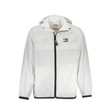 Tommy Hilfiger White Nylon Men's Waterproof Jacket