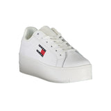 Tommy Hilfiger White Leather Women Sneaker