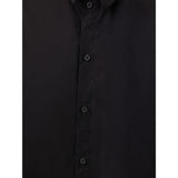 Balenciaga Black Cotton Long Dress