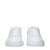 Versace White Leather Low Top Sneakers