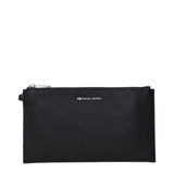 Michael Kors Black Leather Clutch Bag