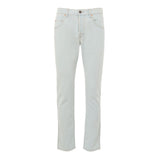 Gucci Blue Cotton Relaxed Fit Jeans