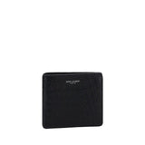 Saint Laurent Black Calf Leather Bos Taurus Wallet