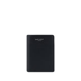 Saint Laurent Black Calf Leather Bos Taurus Wallet