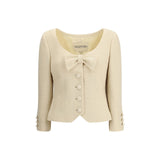 Valentino Beige Fleece Wool Coat