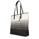 Michael Kors Black Raffia Shoulder Bag