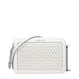 Michael Kors White Leather Crossbody Bag
