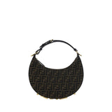 Fendi Brown Polyester Shoulder Bag