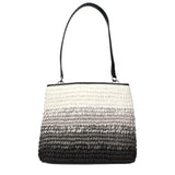 Michael Kors Black Raffia Shoulder Bag