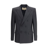 Valentino Black Polyester Coat