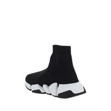 Balenciaga Black Polyester Athletic Sneakers