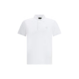 Fendi White Cotton Polo Shirt