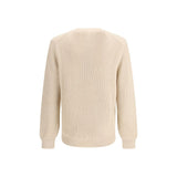 Fendi Beige Fleece Wool Sweatshirt