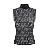 Fendi Black Polyamide Top