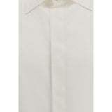 Valentino White Cotton Dress Shirt