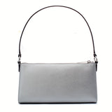 Michael Kors Silver Leather Shoulder Bag