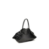 Alexander McQueen Black Calf Leather Bos Taurus Shoulder Bag