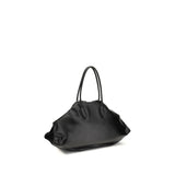 Alexander McQueen Black Calf Leather Bos Taurus Shoulder Bag