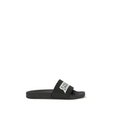 Balenciaga Black Rubber Sandals