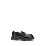 Gucci Black Calf Leather Bos Taurus Slip-On Loafers