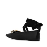Gucci Black Calfskin Ballet Flats