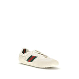Gucci Beige Calf Leather Bos Taurus Low Top Sneakers
