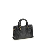 Balenciaga Black Lamb Ovis Aries Aries Shoulder Bag