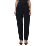 Saint Laurent Black Cotton Straight-Leg Jeans