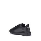 Alexander McQueen Black Calf Leather Bos Taurus Platform Sneakers