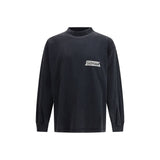 Balenciaga Black Cotton Sweatshirt