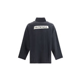 Balenciaga Black Cotton Sweatshirt