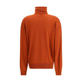 Saint Laurent Bordeaux Wool Turtleneck